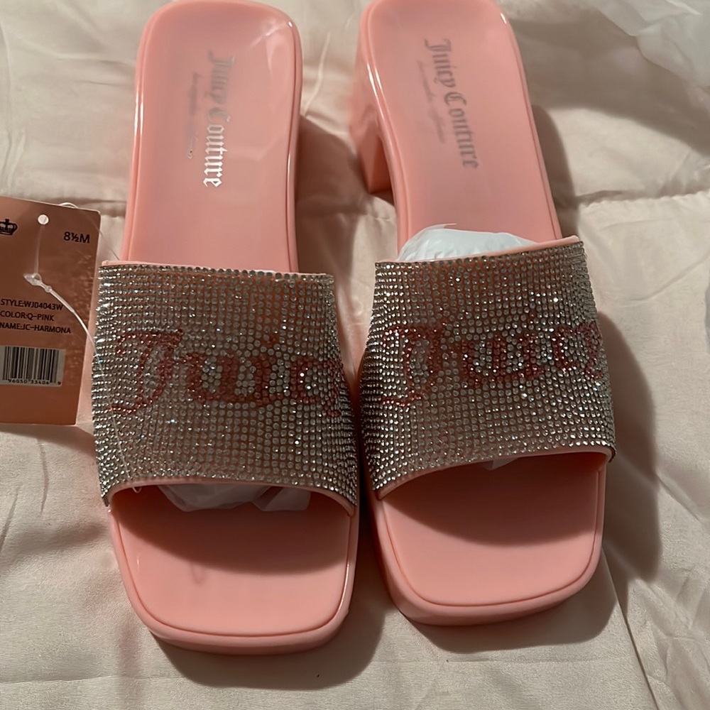 Juicy Couture Harmona rhinestone sandals